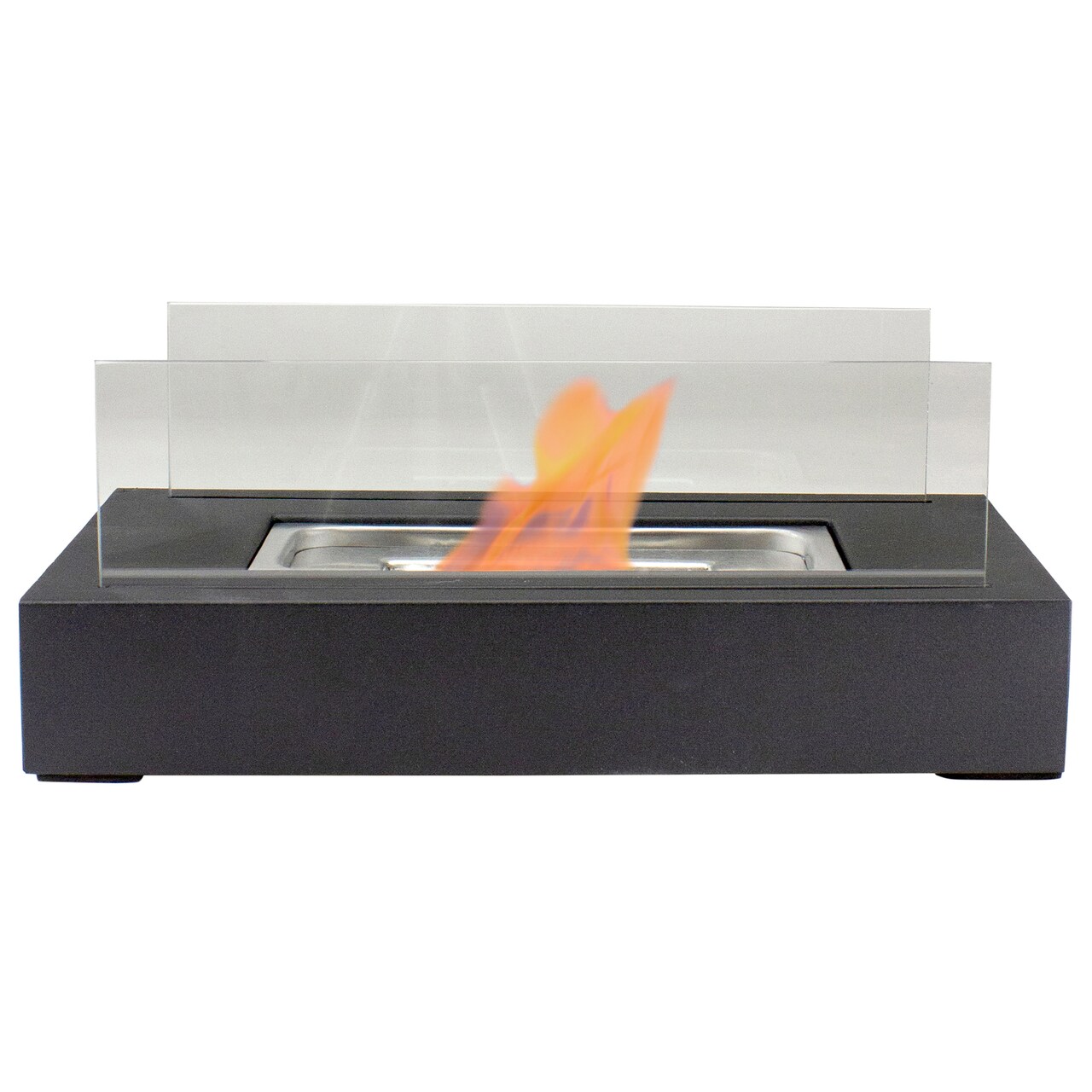 Northlight Bio Ethanol Ventless Portable Fireplace with Flame Guard - 13.75"